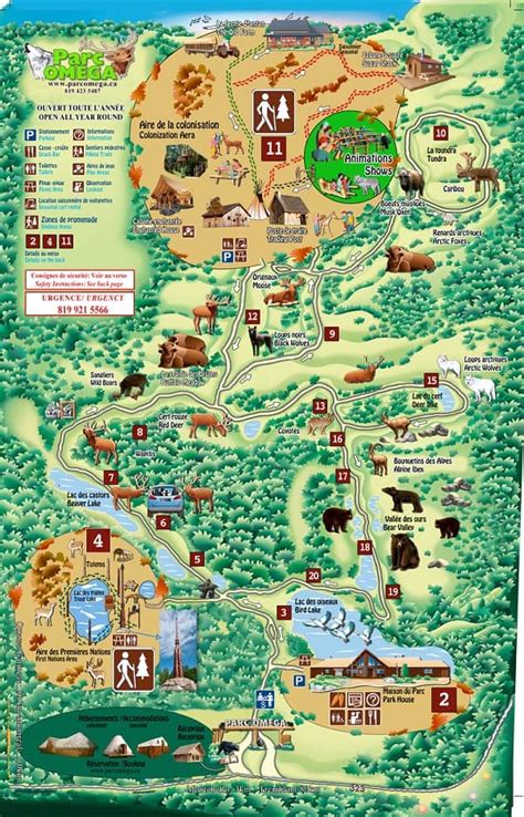 parc omega canada tripadvisor|parc omega Canada map.